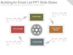 Custom building an email list ppt slide styles