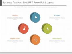 Custom business analysis swat ppt powerpoint layout