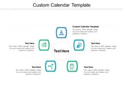 Custom calendar template ppt powerpoint presentation infographics design inspiration cpb