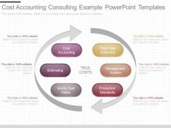 Custom cost accounting consulting example powerpoint templates