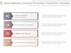 Custom Direct Marketing Channels Presentation Powerpoint Templates