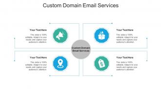 Custom domain email services ppt powerpoint presentation pictures cpb