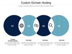 Custom domain hosting ppt powerpoint presentation show graphics template cpb