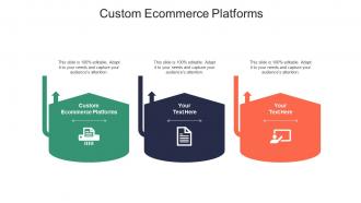 Custom ecommerce platforms ppt powerpoint presentation visual aids show cpb