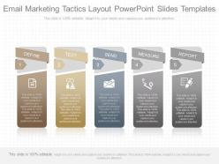 Custom email marketing tactics layout powerpoint slides templates