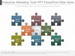 Custom enterprise marketing tools ppt powerpoint slide ideas