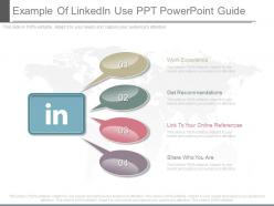 Custom Example Of Linkedin Use Ppt Powerpoint Guide