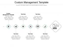 Custom management template ppt powerpoint presentation ideas diagrams cpb