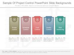 Custom sample of project control powerpoint slide backgrounds