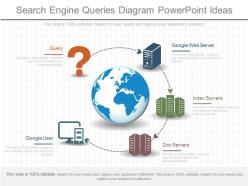 Custom search engine queries diagram powerpoint ideas