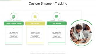 Custom Shipment Tracking In Powerpoint And Google Slides Cpb