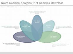 Custom talent decision analytics ppt samples download