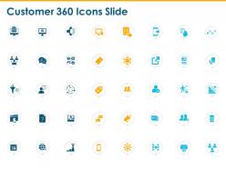 Customer 360 icons slide ppt powerpoint presentation layouts example introduction