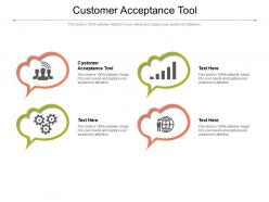Customer acceptance tool ppt powerpoint presentation infographics slide download cpb