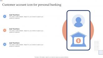 Customer Account Icon For Personal Banking