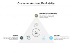 Customer account profitability ppt powerpoint presentation slides model cpb