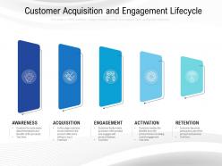 Customer acquisition and engagement lifecycle