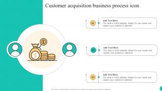 Customer Acquisition Business Process Icon
