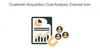 Customer Acquisition Cost Analysis Colored Icon In Powerpoint Pptx Png And Editable Eps Format