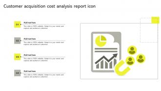 Customer Acquisition Cost Analysis Report Icon