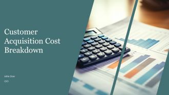 Customer Acquisition Cost Breakdown PPT Mockup AT