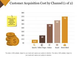 Customer Acquisition Cost By Channel Good Ppt Example