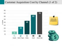 Customer Acquisition Cost By Channel Powerpoint Slide