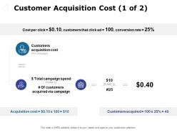 Customer acquisition cost marketing ppt powerpoint presentation file ideas