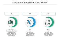 Customer acquisition cost model ppt powerpoint presentation gallery graphics pictures cpb