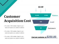 Customer acquisition cost powerpoint presentation examples