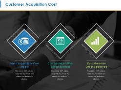 Customer acquisition cost powerpoint slide design ideas