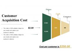 Customer Acquisition Cost Powerpoint Slide Presentation Guidelines