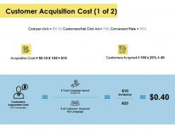 Customer acquisition cost table ppt powerpoint presentation icon backgrounds