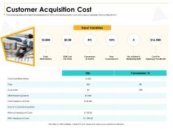 Customer acquisition cost web visitors ppt powerpoint presentation show slides