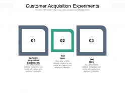 Customer acquisition experiments ppt powerpoint presentation professional graphics cpb