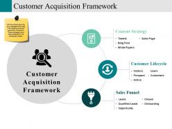 Customer acquisition framework powerpoint templates