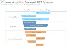 Customer acquisition framework ppt examples
