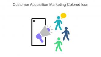 Customer Acquisition Marketing Colored Icon In Powerpoint Pptx Png And Editable Eps Format