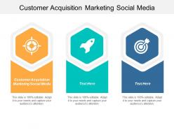 Customer acquisition marketing social media ppt powerpoint presentation gallery templates cpb