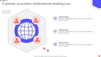 Customer Acquisition Multichannel Retailing Icon