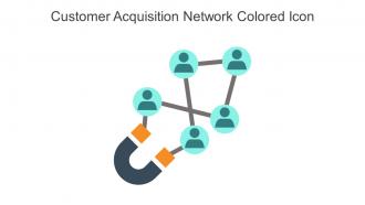 Customer Acquisition Network Colored Icon In Powerpoint Pptx Png And Editable Eps Format