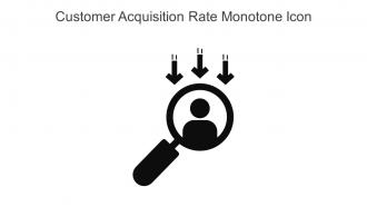 Customer Acquisition Rate Monotone Icon In Powerpoint Pptx Png And Editable Eps Format
