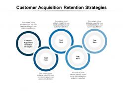 Customer acquisition retention strategies ppt powerpoint presentation layouts cpb