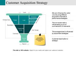 Customer Acquisition Strategy Powerpoint Presentation Templates