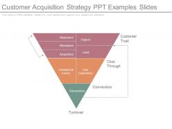 Customer Acquisition Strategy Ppt Examples Slides