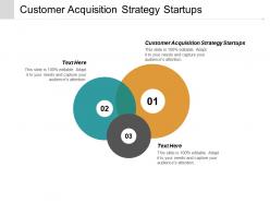 Customer acquisition strategy startups ppt powerpoint presentation infographics backgrounds cpb