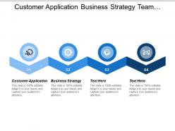 Customer application business strategy team development change management