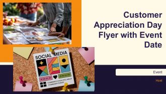Customer Appreciation Day Flyer With Event Date PPT Sample AT