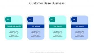 Customer Base Business In Powerpoint And Google Slides Cpb