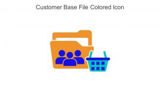 Customer Base File Colored Icon In Powerpoint Pptx Png And Editable Eps Format